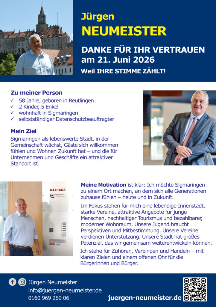 Kandidat Bürgermeisterwahl Sigmaringen 2026