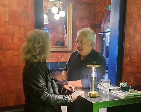Bürgermeisterwahl in Sigmaringen, Jürgen Neumeister Kandidat zum Bürgermeister im Alfons X beim Unternehmerstammtisch,